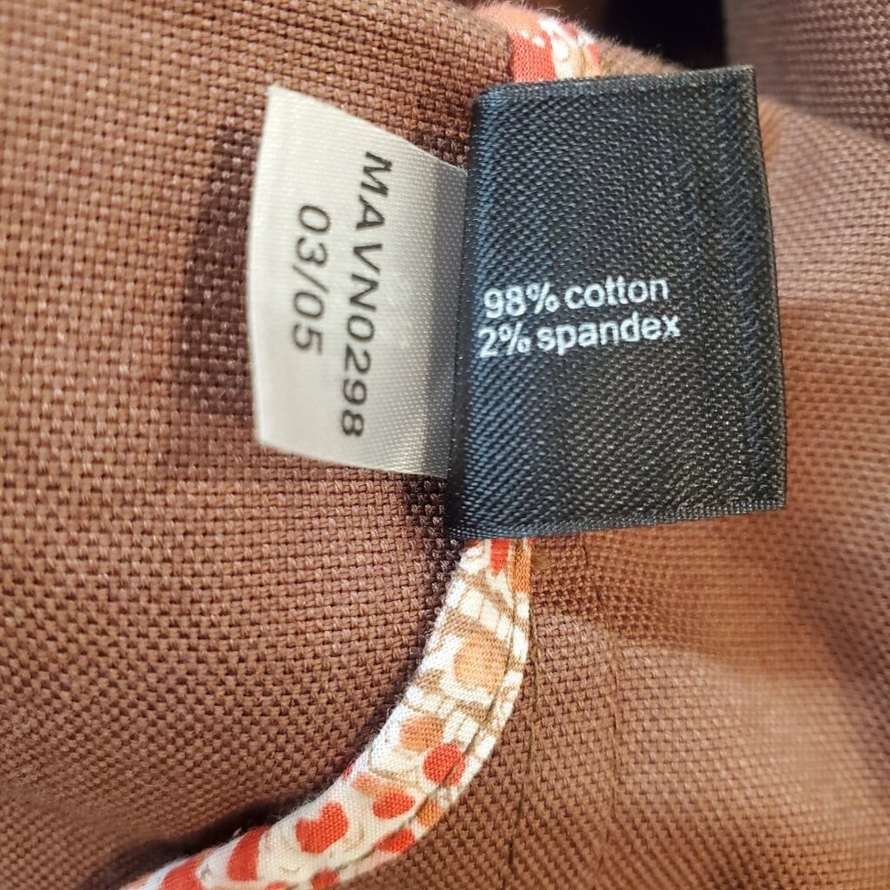 The Limited Womens Blazer Jacket 2 Brown Notch Lapel Pockets Single Breasted - Picture 13 of 13